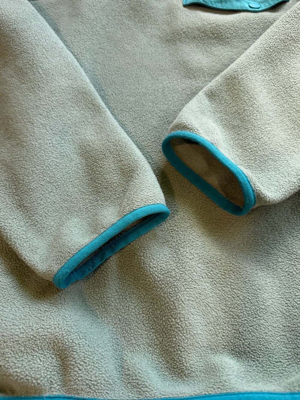 Patagonia Synchilla Snap-T Fleece Pullover Mint Blue Women’s Small - Picture 3 of 6